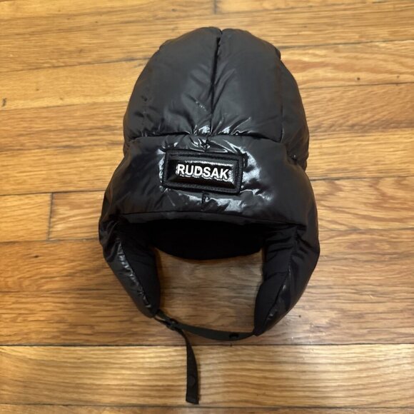 Rudsak Unisex Mavis Puffer Black Winter Aviator Hat One Size main image 7